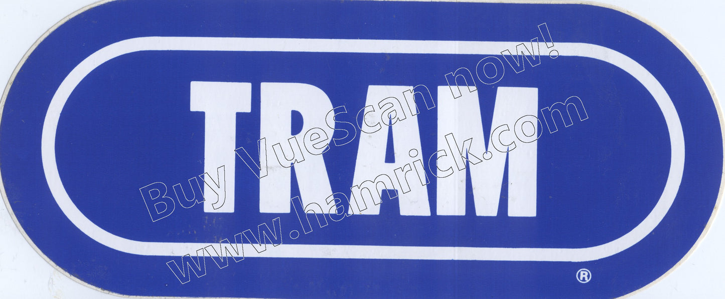 TRAM Detroit Tigers wrif sticker