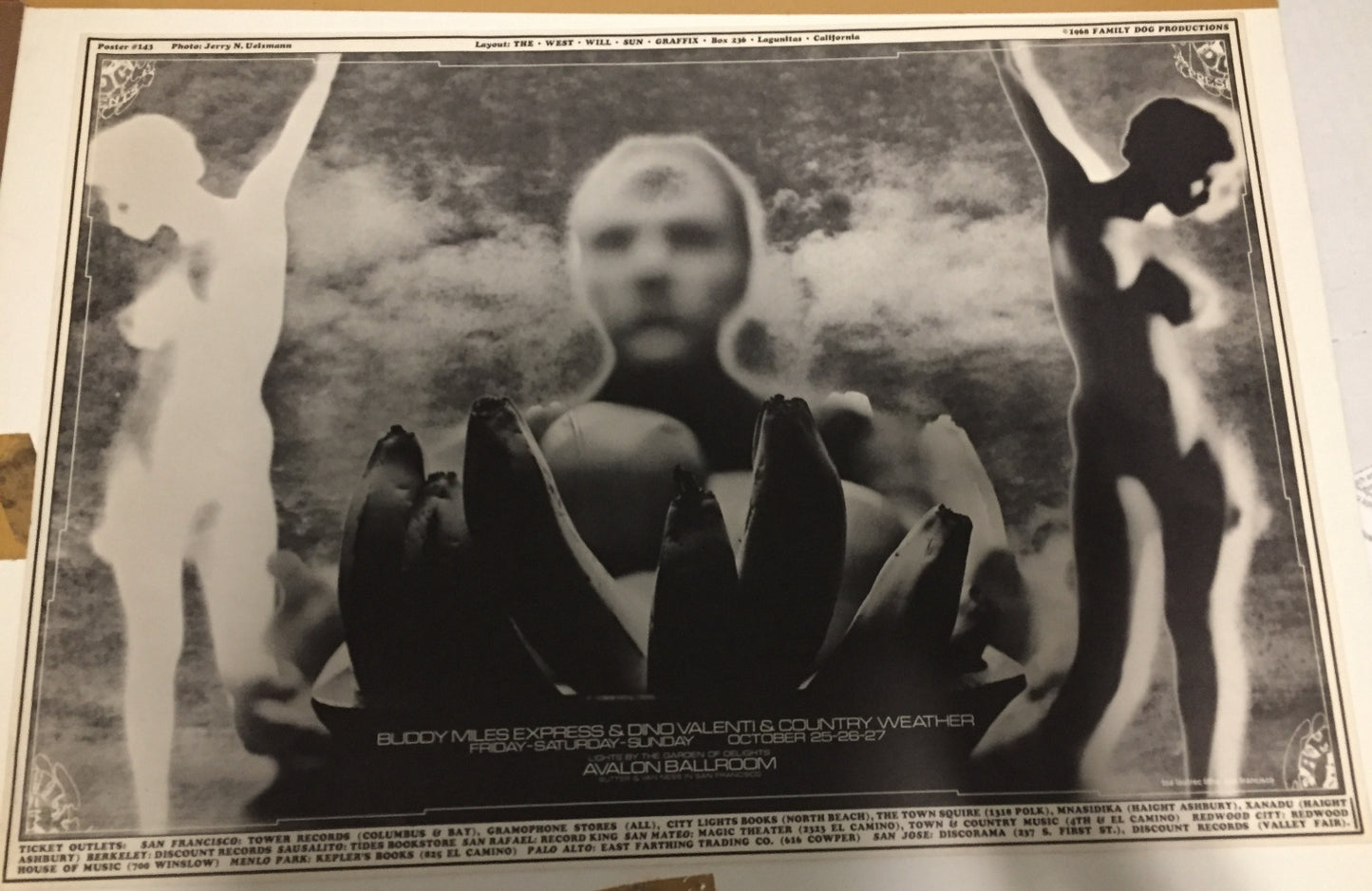buddy miles express avalon ballroom poster