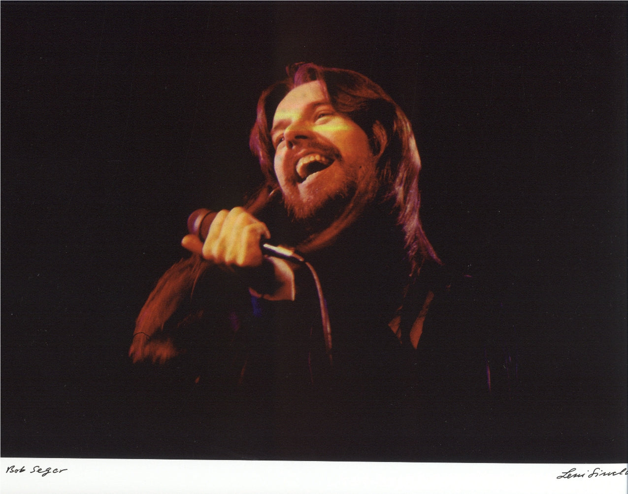 Bob Seger Leni Sinclair 1980 greeting card