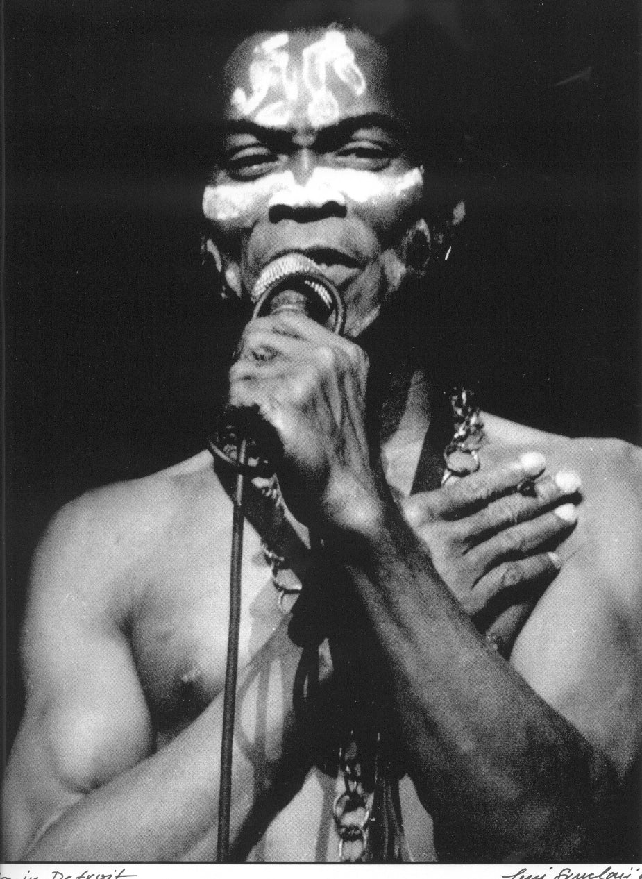 Fela Kuti Leni Sinclair photo