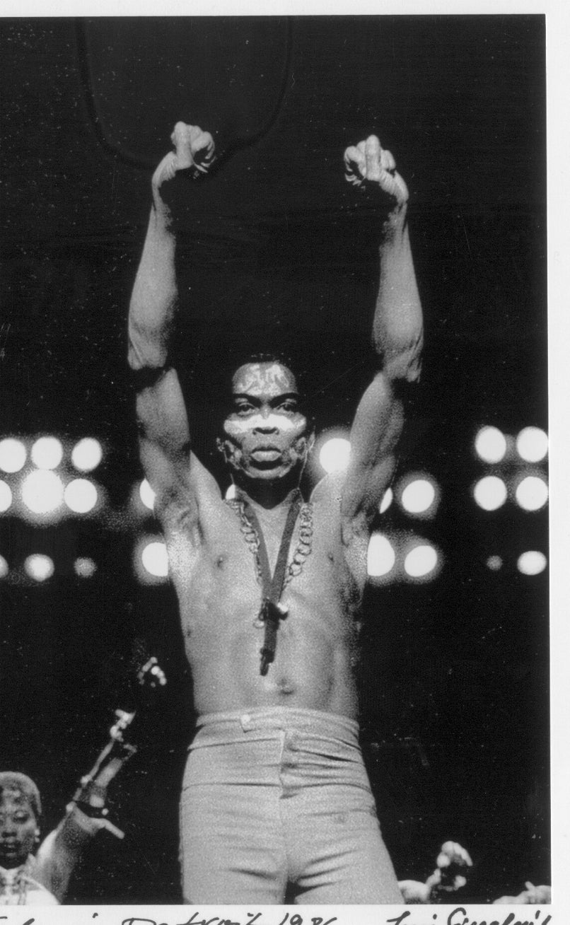 fela kuti leni sinclair photo