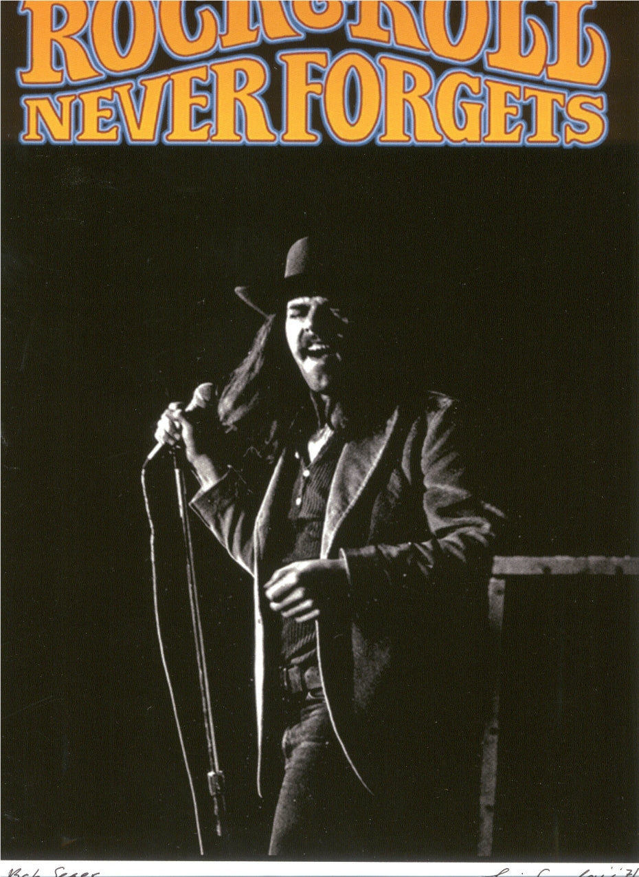 Bob Seger Rock & Roll Never Forgets 1971 Leni Sinclair Photo