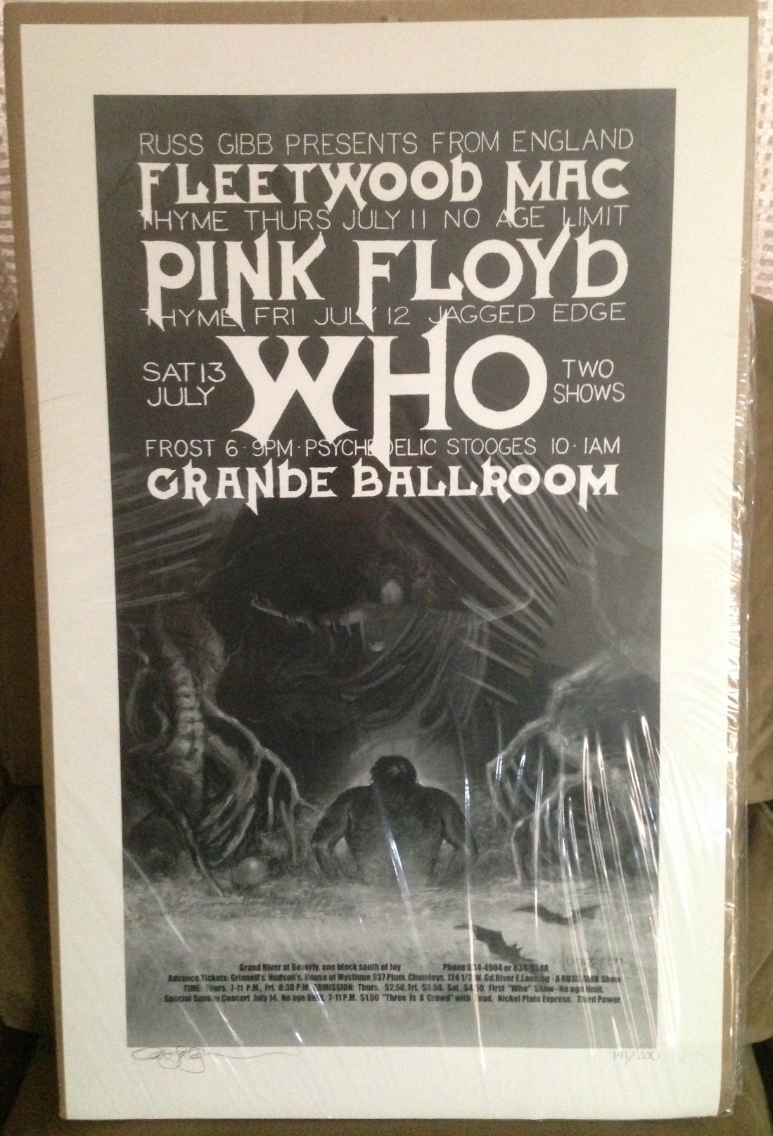 carl lundgren who grande ballroom poster