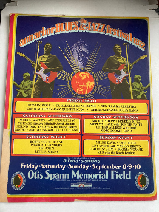Ann Arbor BLUES & JAZZ official program 1972