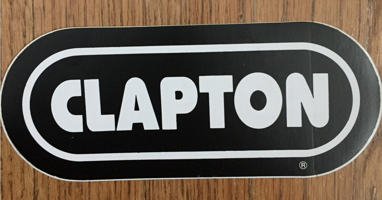 ERIC CLAPTON WRIF ORIGINAL VINTAGE STICKER