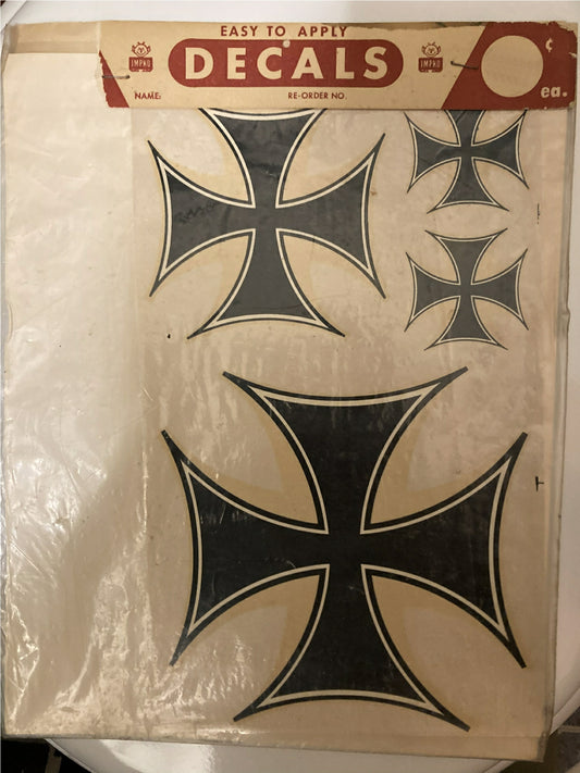 iRON CROSS vintage decals