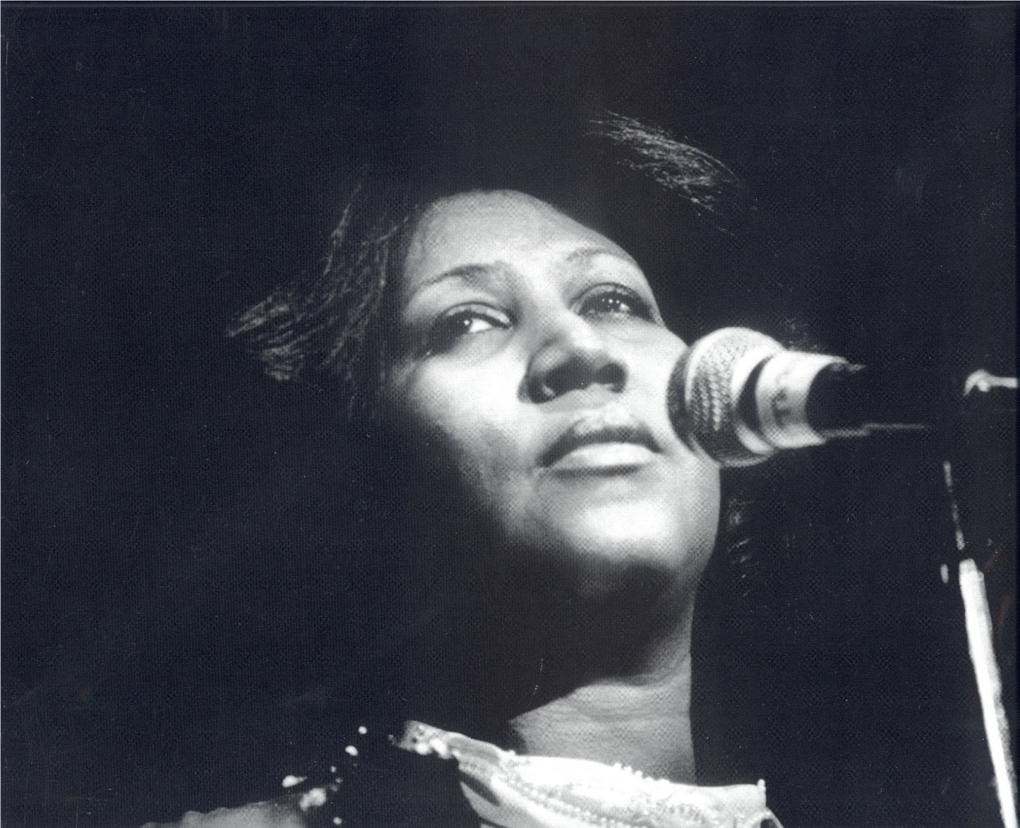 Aretha Franklin Leni Sinclair greeting card
