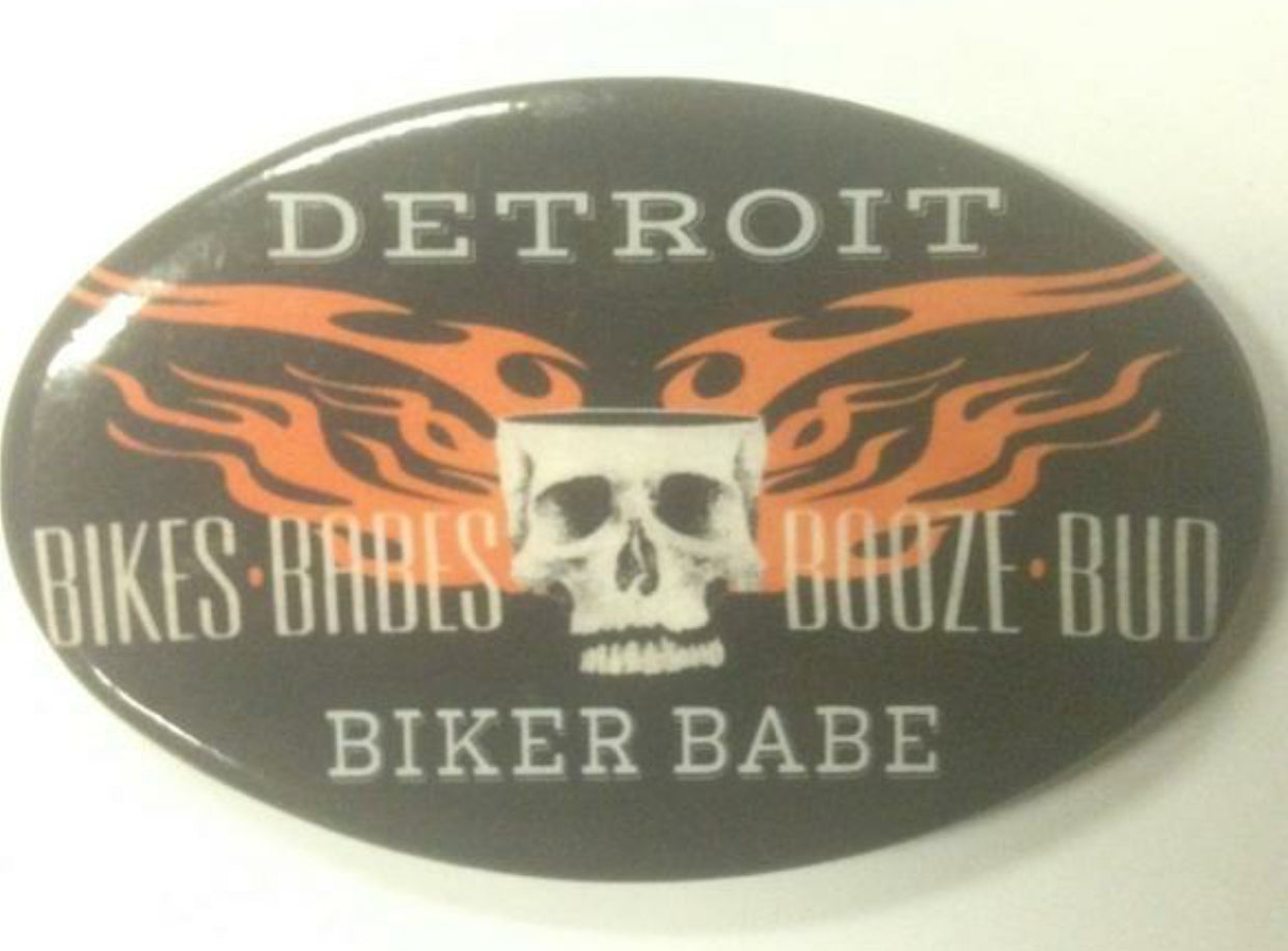 Detroit BIKER BABE MAGNET