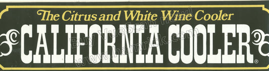 California Cooler bumper sticker