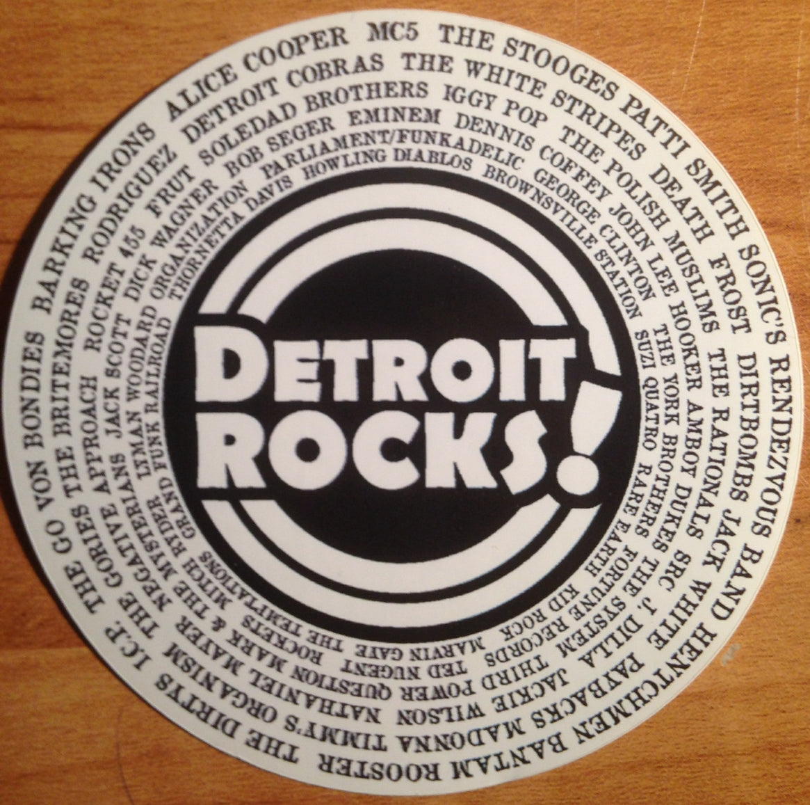 DETROIT ROCKS VINYL STICKER
