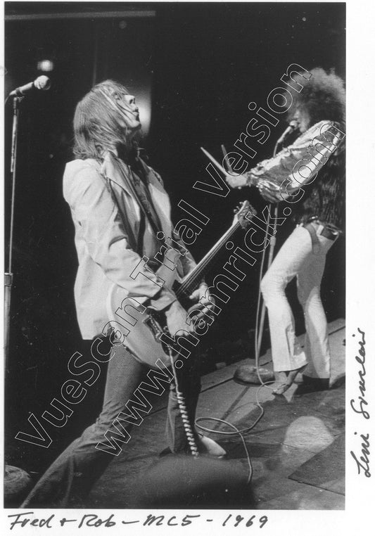 Fred Smith MC5 1969 photo Leni SInclair greeting card