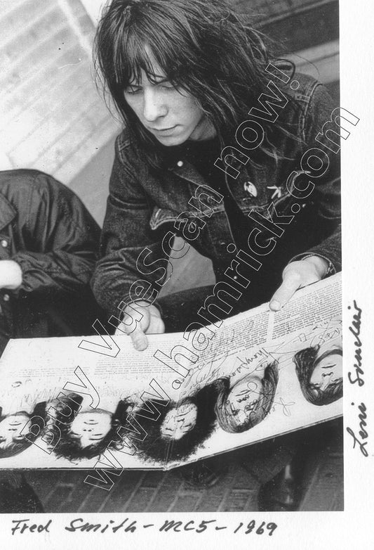 Fred Smith-Mc5 1969 hand signed greeting card