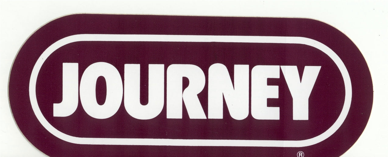 Journey wrif original oval sticker