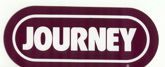Journey wrif original oval sticker