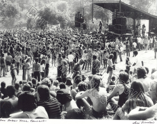 Ann Arbor Free Concert Leni Sinclair hand signed photo