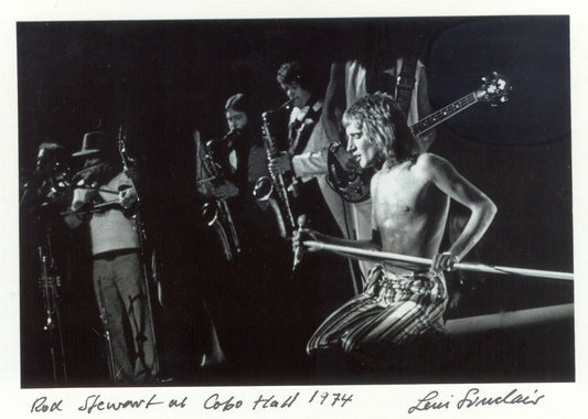 rod stewart 1974 Leni Sinclair pic