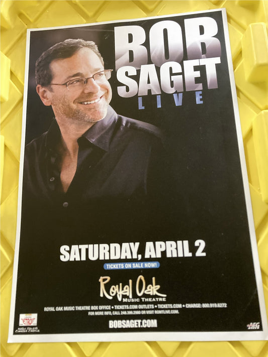 bob saget detroit concert poster