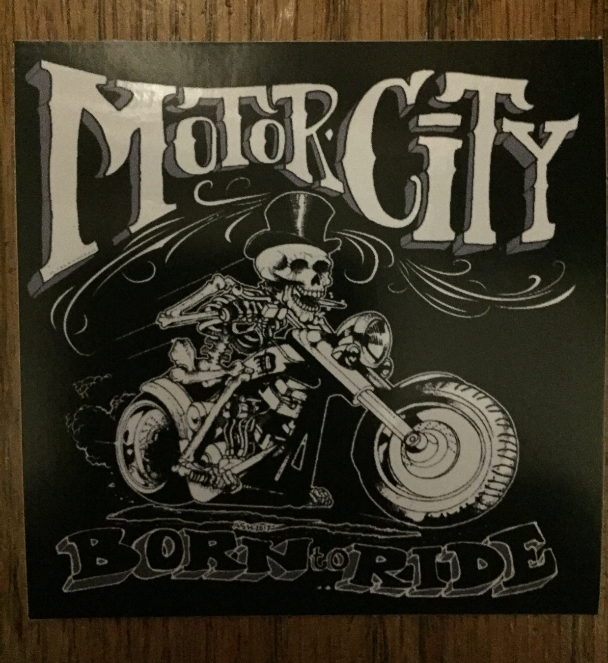 DETROIT BIKER MOTOR CITY STICKER