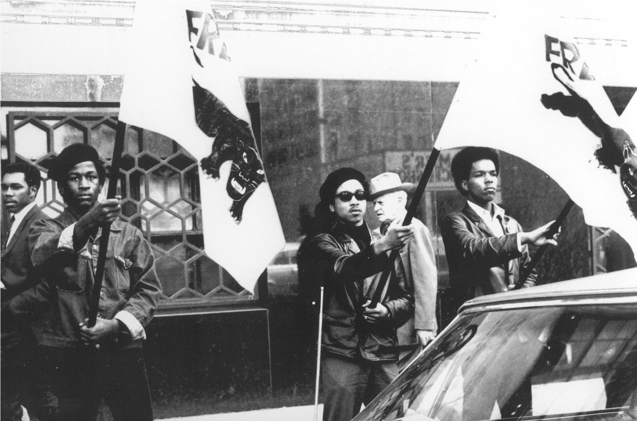 Black Panthers Leni Sinclair photo  wwww.lostinsounddetroit.com