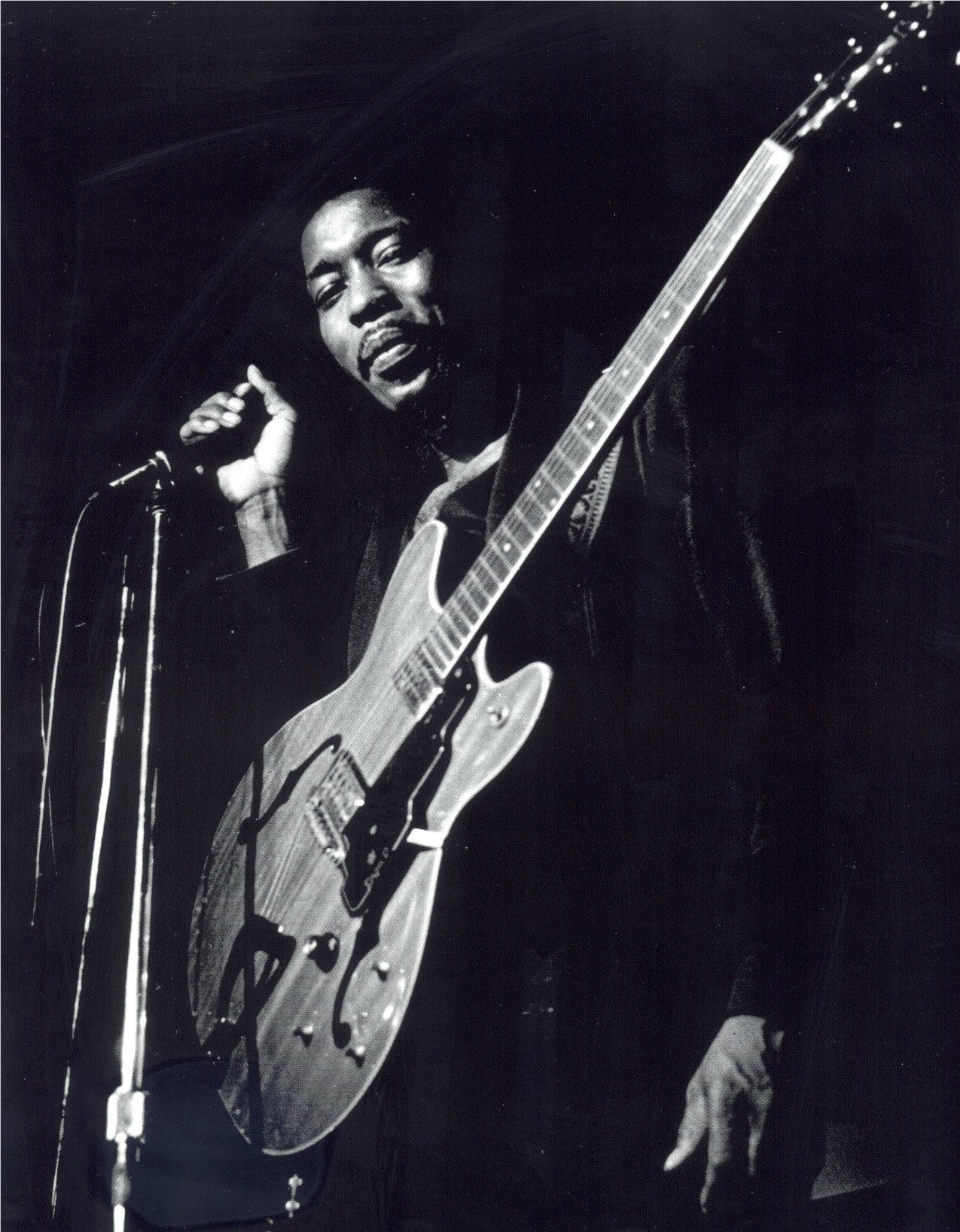Buddy Guy Detroit singed photo Leni Sinclair www.lostinsounddetroit.com