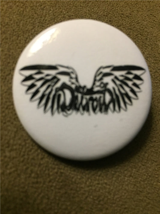 Detroit Wheels 1.5" pinback button