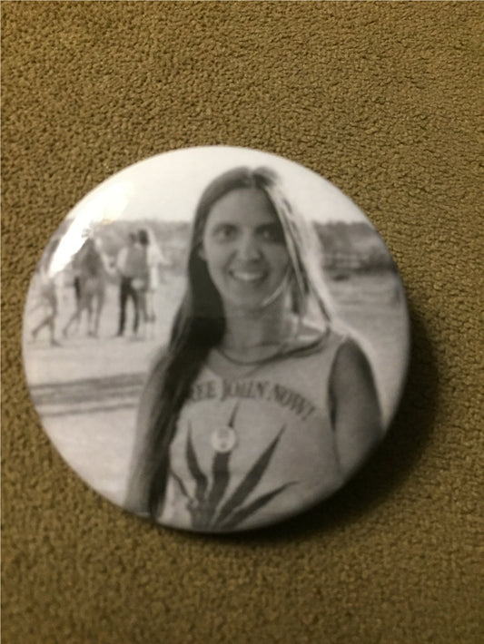 Leni Sinclair photo 1.5" button