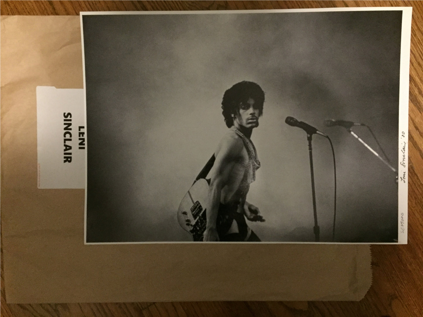 prince archival photo print leni sinlcair