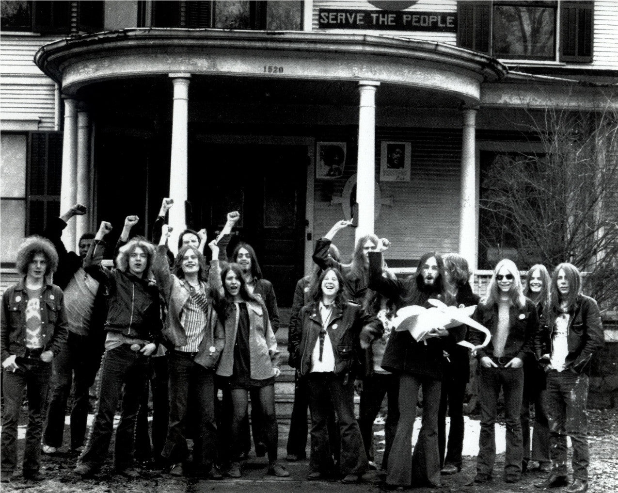 White Panthers Hill Street House Ann Arbor Leni Sinclair photo   wwww.lostinsounddetroit.com