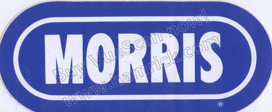 MORRIS detroit tiger sticker