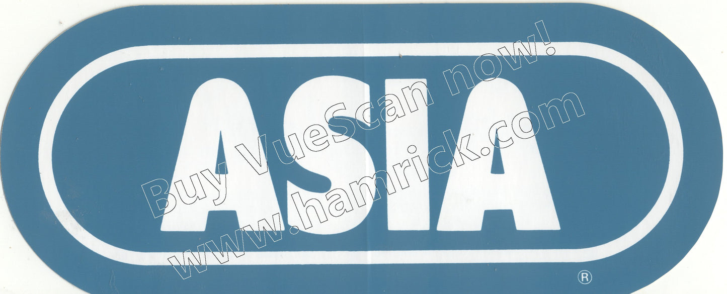ASIA wrif sticker